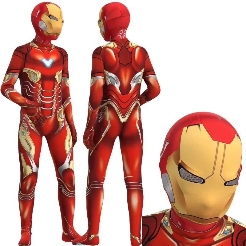 Costume de cosplay "Iron Man" - Kf s f e b d be e e eebf bd g costume cosplay iron man pour enfants combinaison pour enfants smile hero costume de batterie pour adultes - Tenue de festival