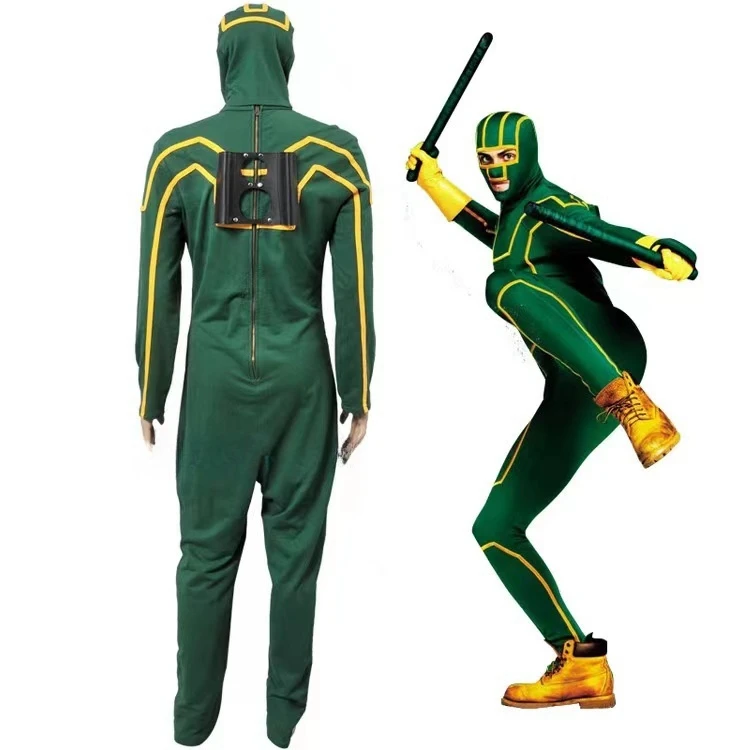 Costume de cosplay "Kick-Ass" - Kf s c b df ccea c c e t kick ass cosplay costume pour hommes kick ass strife lizewski combinaison pour adultes tenues compl tes - Tenue de festival