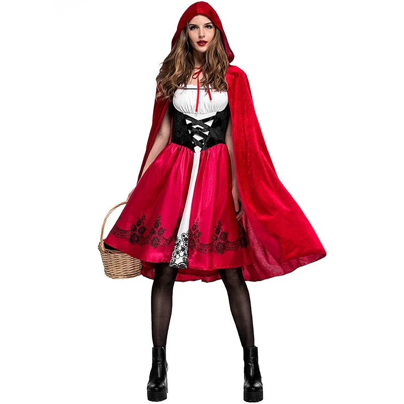 Costume de cosplay du petit chaperon rouge