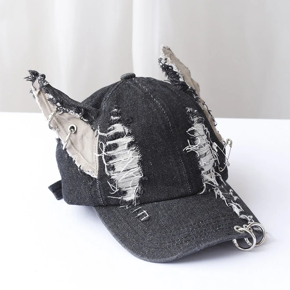 Casquette punk avec oreilles de chat 3