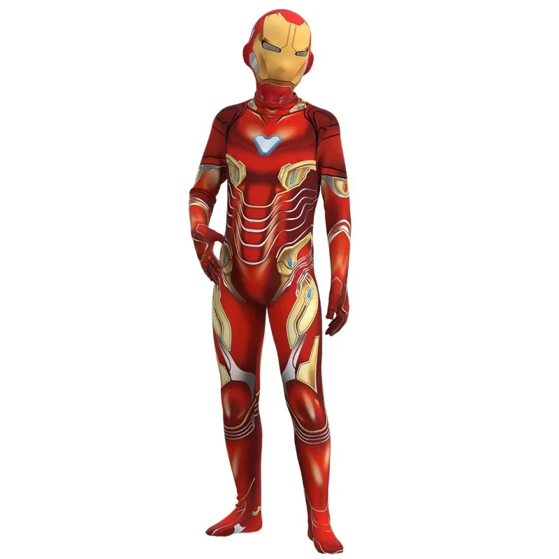 Costume de cosplay "Iron Man" - Kf s ee f c eb e eb c ada bo costume cosplay iron man pour enfants combinaison pour enfants smile hero costume de batterie pour adultes - Tenue de festival