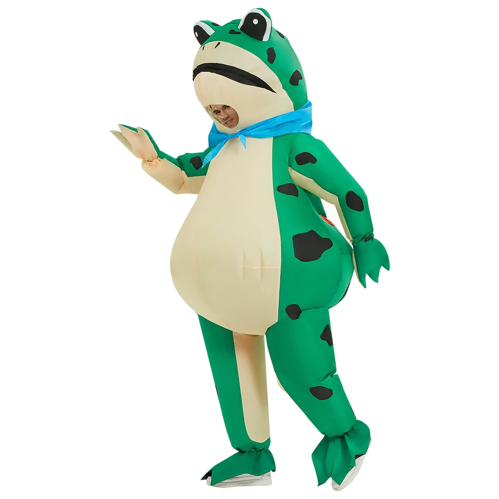 Costume de grenouille gonflable - Kf s cc f daf fd cb d ca b grenouille gonflable amusante pour adulte costume de cosplay complet pour ixd halloween - Tenue de festival