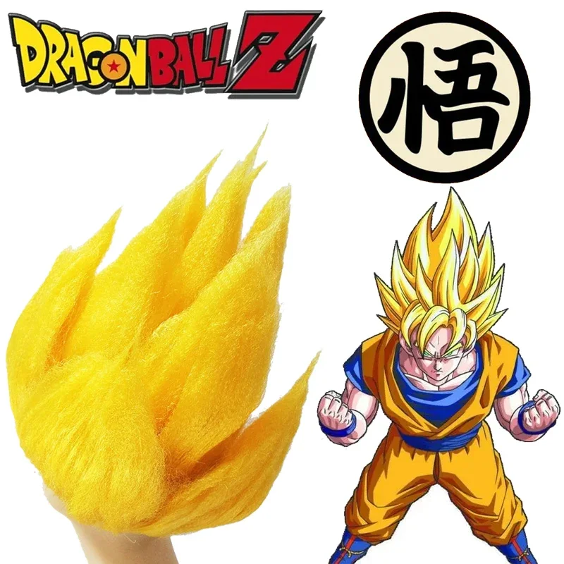 Perruque de cosplay "Son Goku" dans Dragon Ball Z - Kf s bf eaf ae b b dab ac bc c t perruques de cosplay dragon ball son goku pour enfant et adulte accessoires de performance sur sc - Tenue de festival