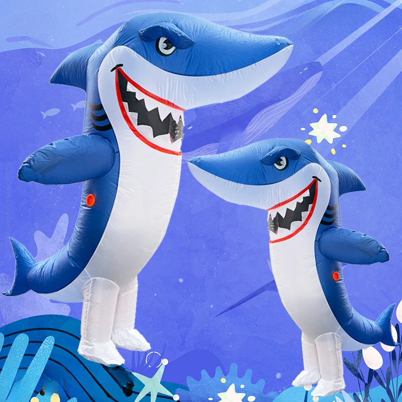 Costume de requin gonflable