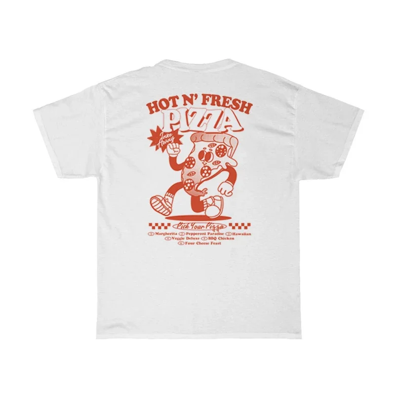 T-shirt oversize « Hot N’ Fresh Pizza » 3