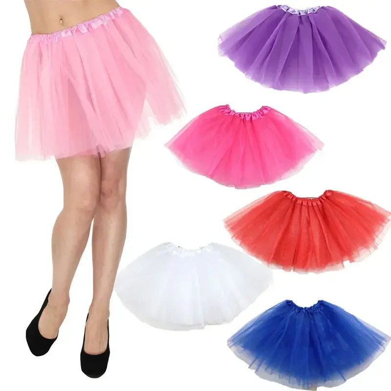 Mini jupe en tulle vintage années 80 3