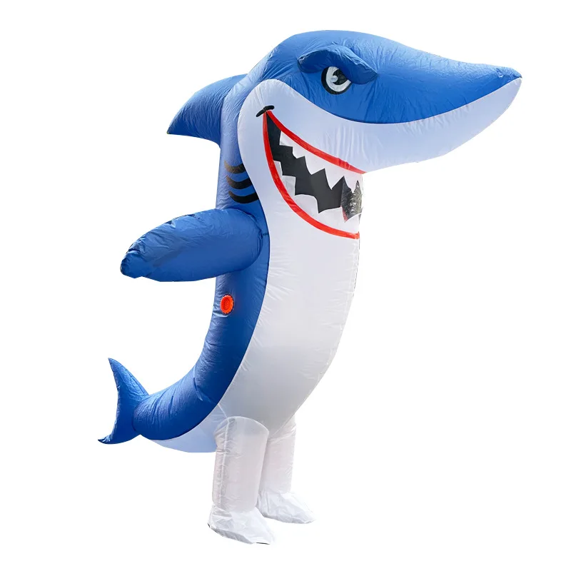 Costume de requin gonflable - Kf sef d d d e c f a b costume gonflable cool et chimshlavabo dessin anim mignon accessoire de nouvelles escales avec grande bouche de - Tenue de festival