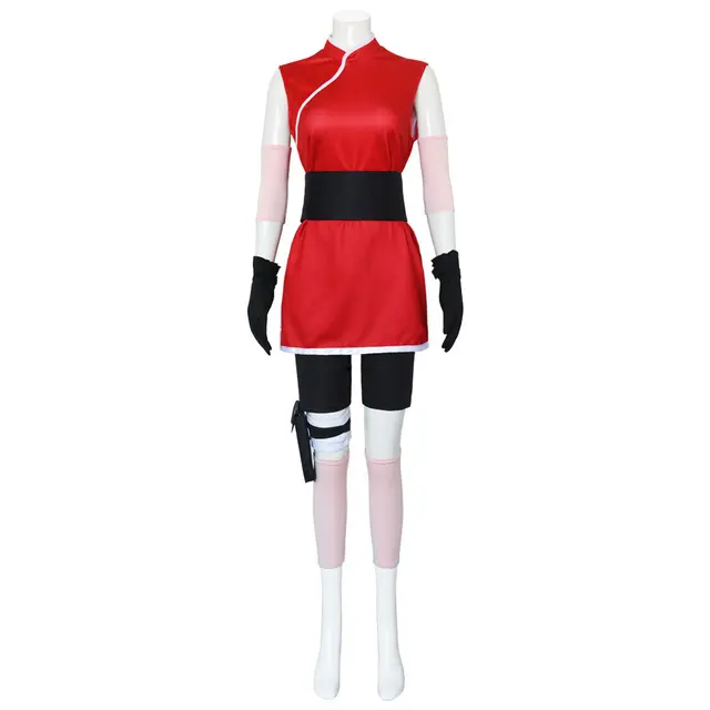 Costume robe de cosplay Sakura dans Naruto