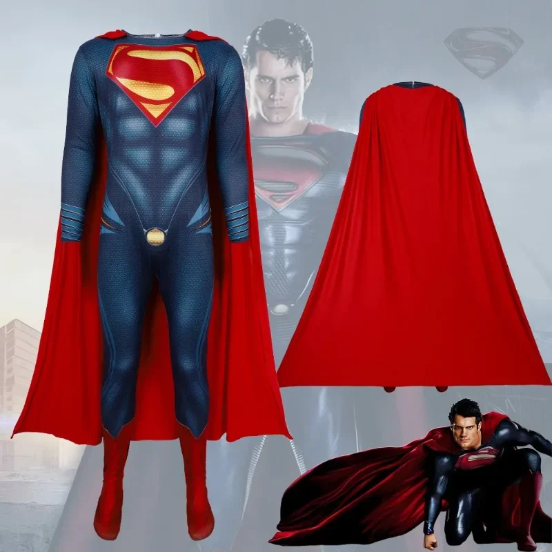 Costume de cosplay "Super-Man" - Kf sf cb a bb c a ab a f eal smile man cosplay costume pour hommes et femmes tenues de f te de carnaval d halloween - Tenue de festival