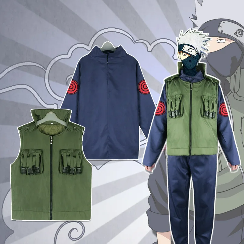 Costume de cosplay de "Hatake Kakashi" dans Naruto - Kf s f fc e c cbaf a e costume de cosplay de ninja hatake kakashi pour homme uniforme manteau veste pantalon glac tenue de - Tenue de festival