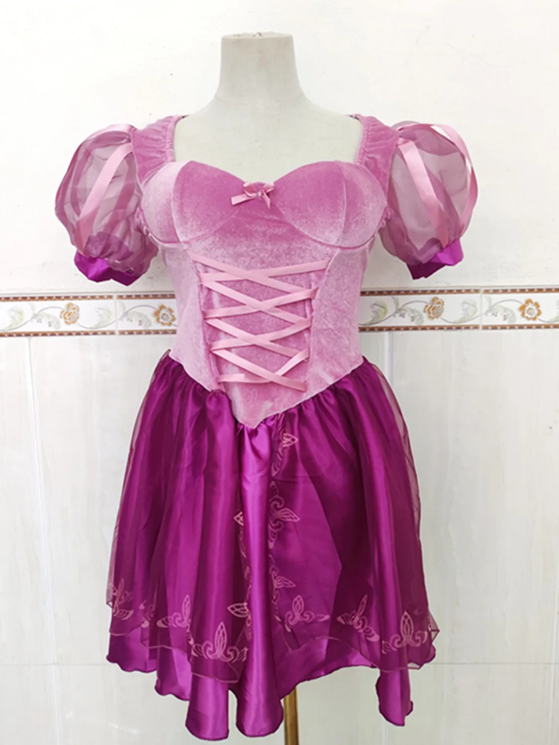 Costume de cosplay de princesse Raiponce 3