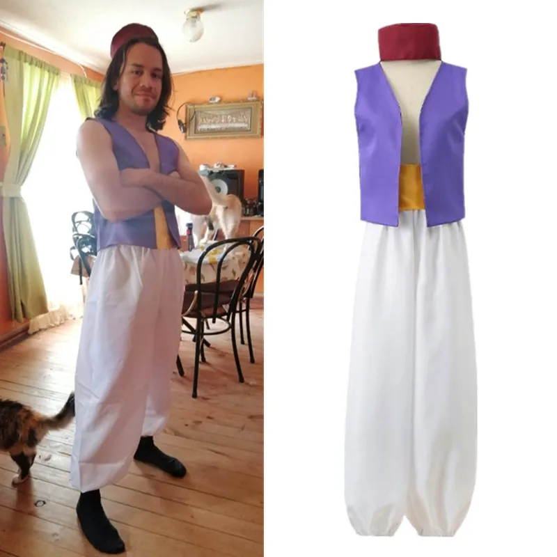 Costume de cosplay "Prince Aladdin" - Kf sb d a a fcb e c f nette myth prince aladdin costume pour adultes tenue de sc ne pour cosplay et performance parfait - Tenue de festival