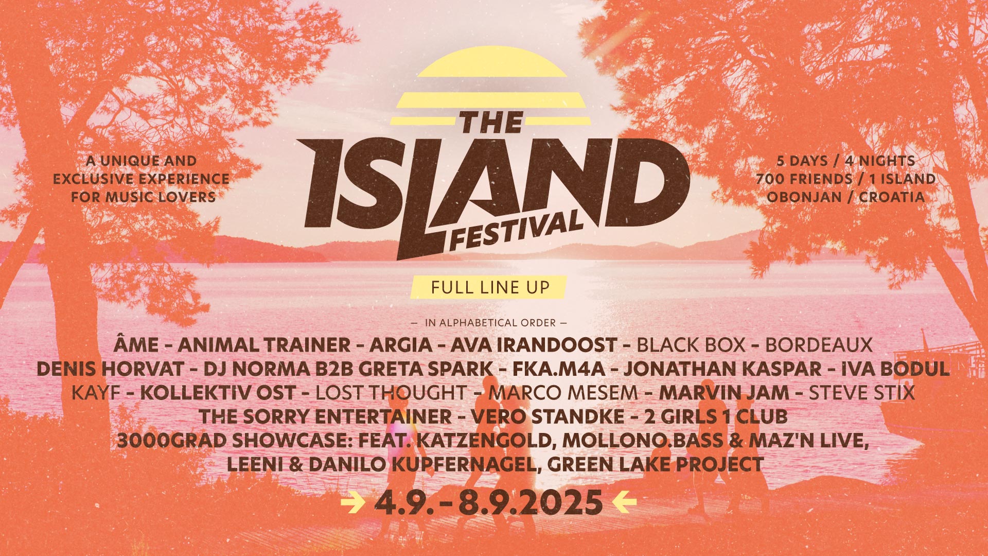 Les meilleurs festivals technos en Croatie en 2025 - The island festival croatie tenue de festival.fr - Tenue de festival