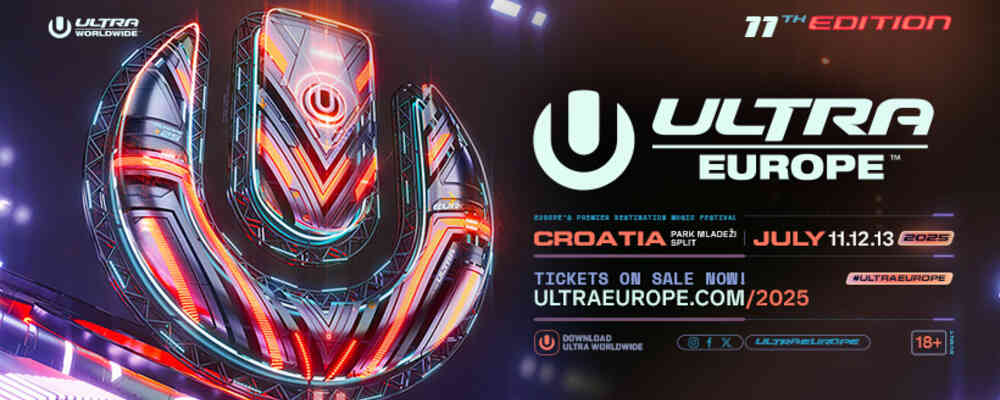 Les meilleurs festivals technos en Croatie en 2025 - Ultra europe festival croatie tenue de festival.fr - Tenue de festival