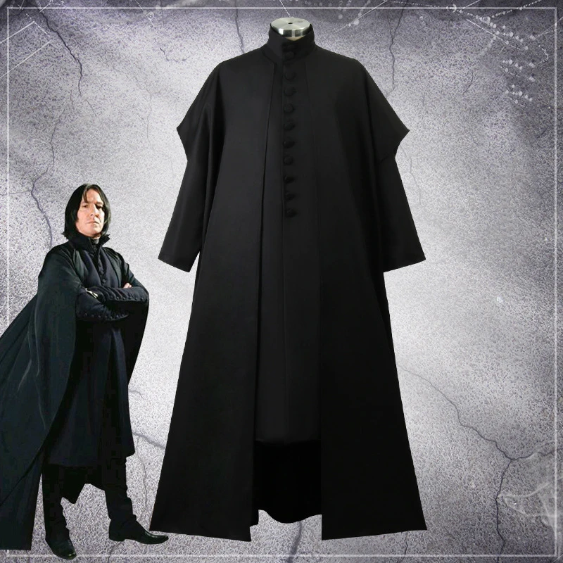 Costume de cosplay du "Professeur Severus Rogue" dans Harry Potter - Kf s a e ae a afb bd ab acs - Tenue de festival