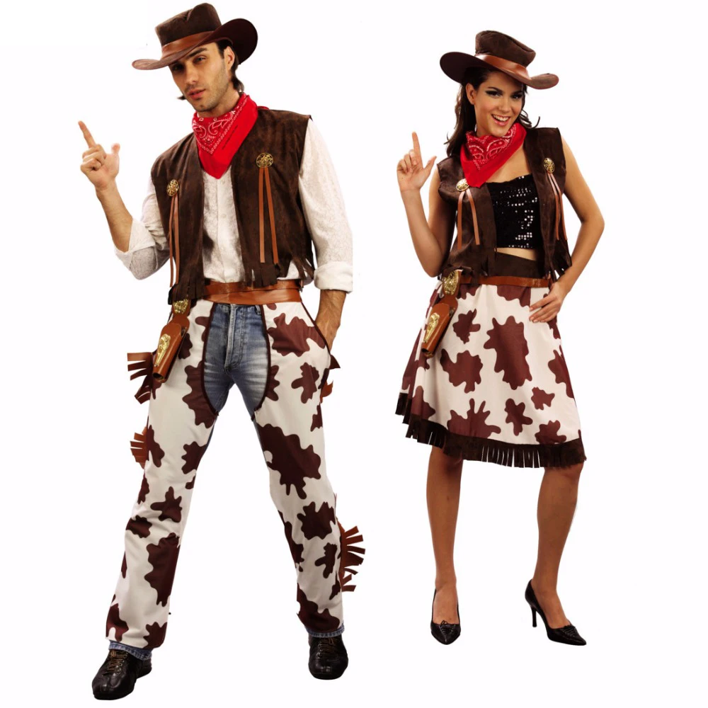 Déguisement de cowboy pour hommes et femmes - Kf s a b c cc e a aee v - Tenue de festival