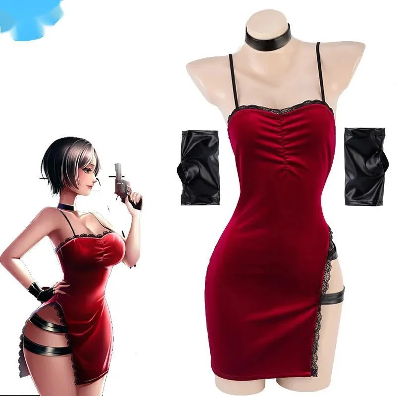 Costume de cosplay "Ada Wong" dans Resident Evil - Kf sa d ec ae cdae d d ag - Tenue de festival