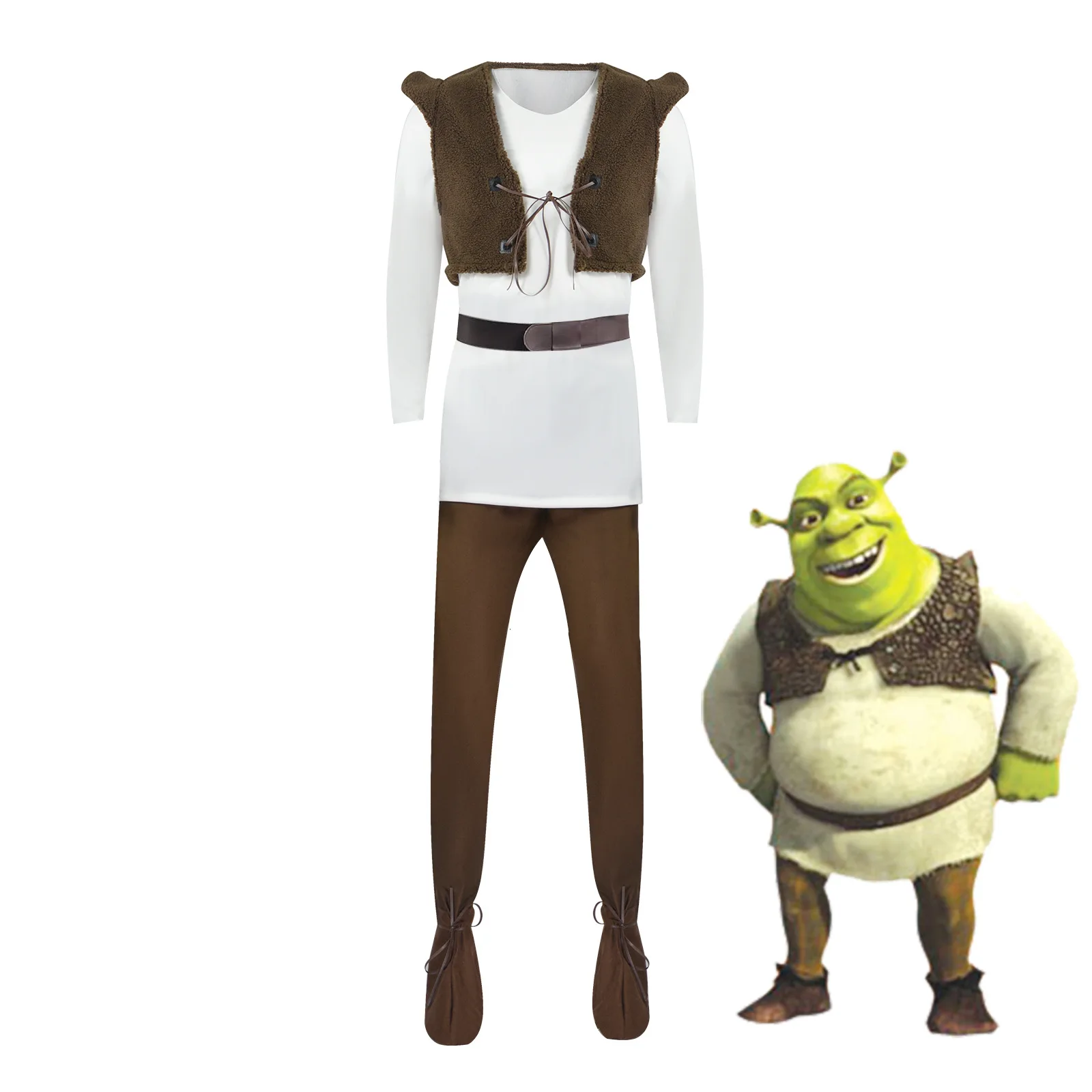 Costume de cosplay de l'ogre Shrek - Kf sb fe abe fb a df at - Tenue de festival