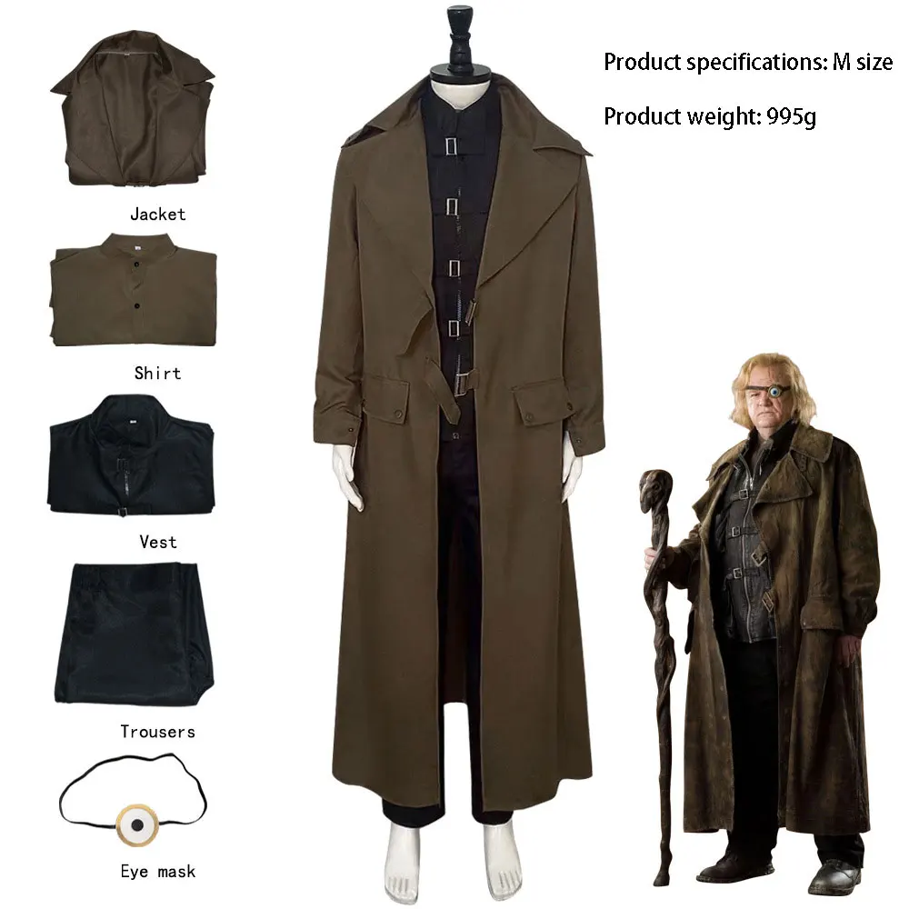 Costume de cosplay "Professeur Alastor Maugrey Fol-Œil" dans Harry Potter - Kf sf eb e f b d d df da b dh - Tenue de festival