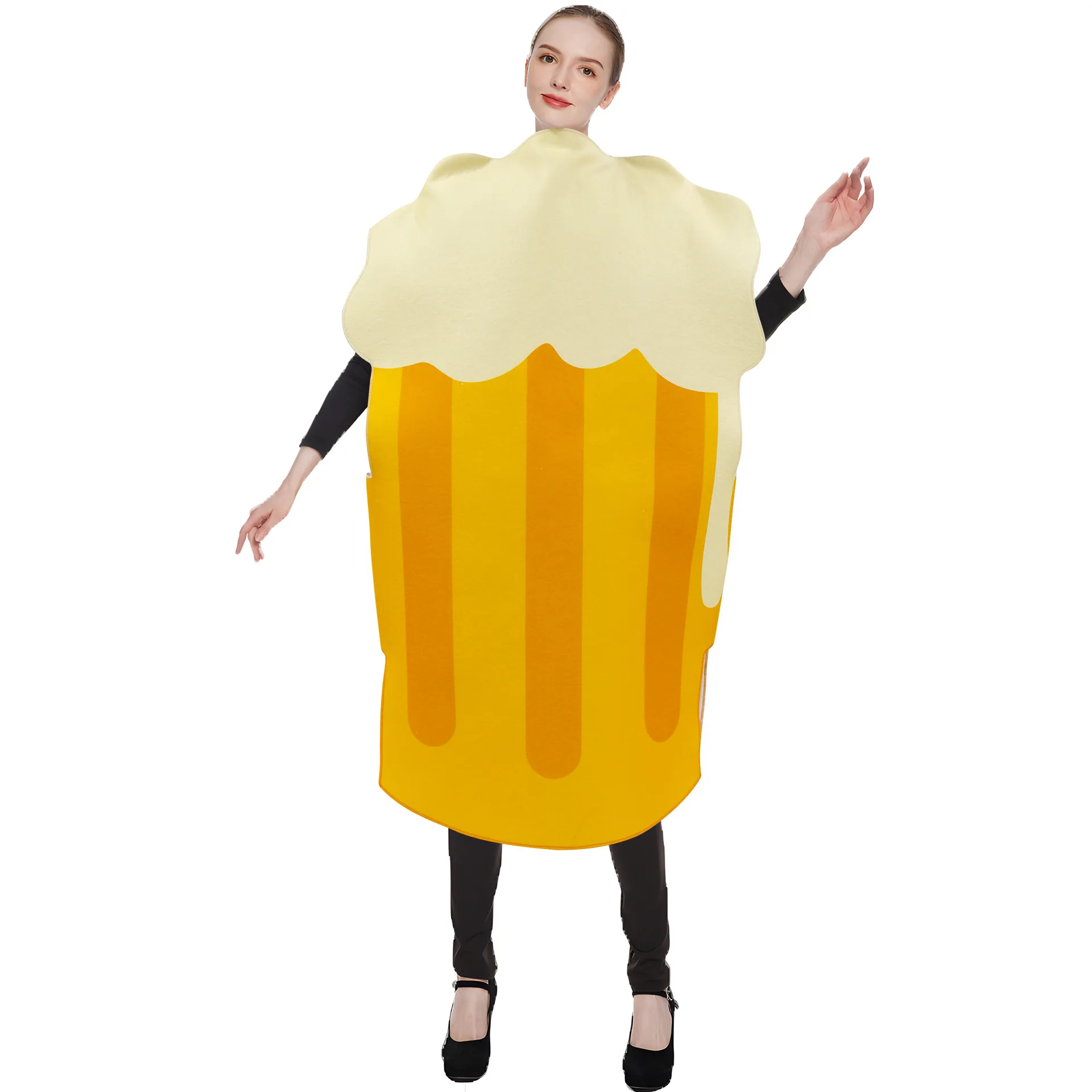 Déguisement Emoji Bière - Kf sa ff f eb ab a f x - Tenue de festival