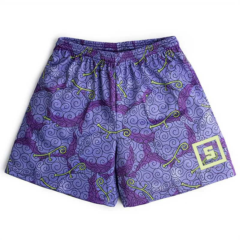 Short Fruit du Dragon violet dans One Piece - Kf sadb f d c bf ea bq - Tenue de festival