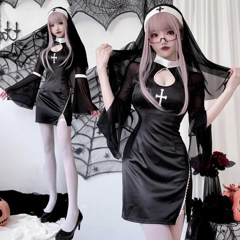 Costume de “Sœur démoniaque” gothique - Kf s b f ebb a edc b c e bh - Tenue de festival