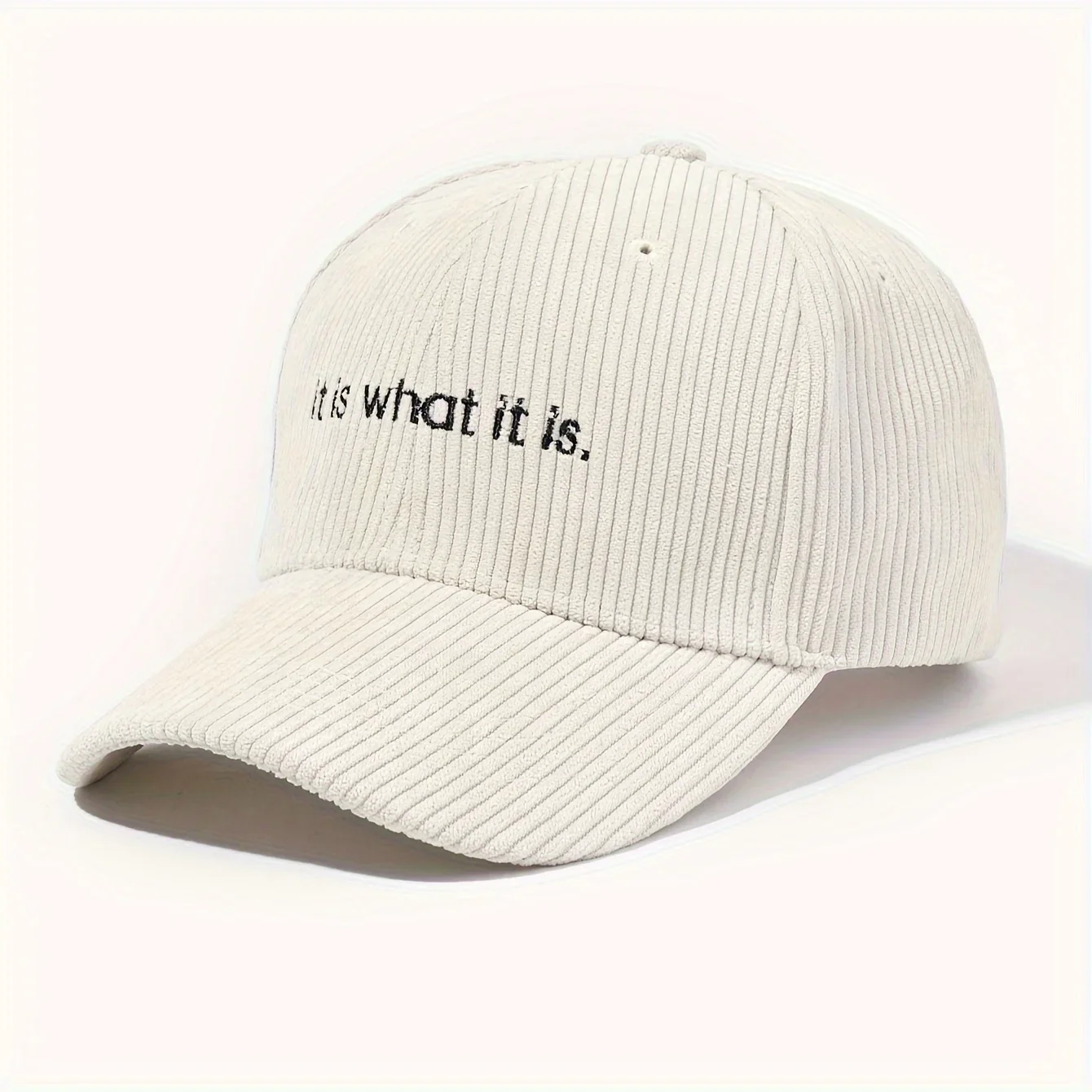 Casquette en velour - It is what it is - Kf sc b b db a a da b de a fw - Tenue de festival