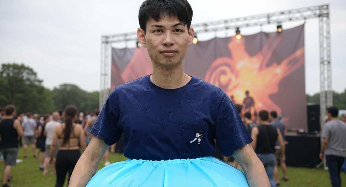 Disfraz de pulpo inflable para adultos - Image - Tenue de festival