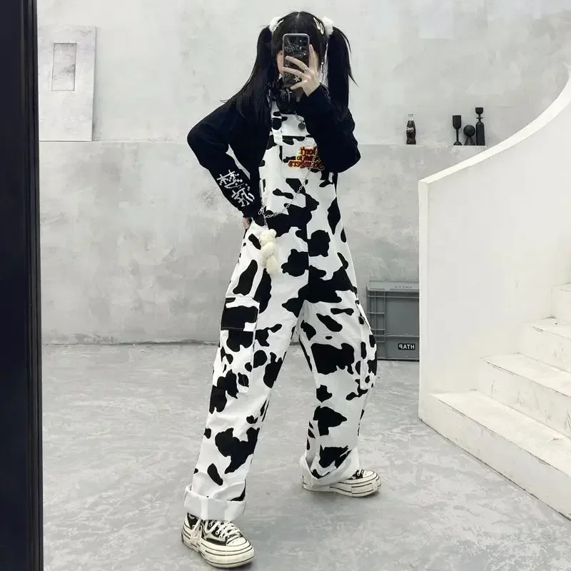 Salopette motif de vache - Kf s b a b bff da a addez - Tenue de festival