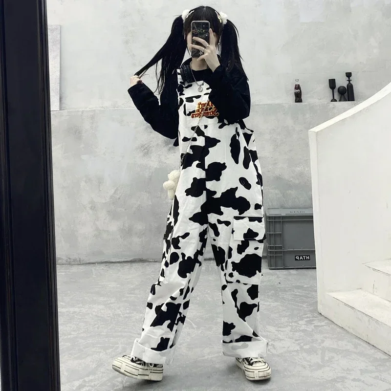 Salopette motif de vache - Kf s b a ee d af c e c a m - Tenue de festival