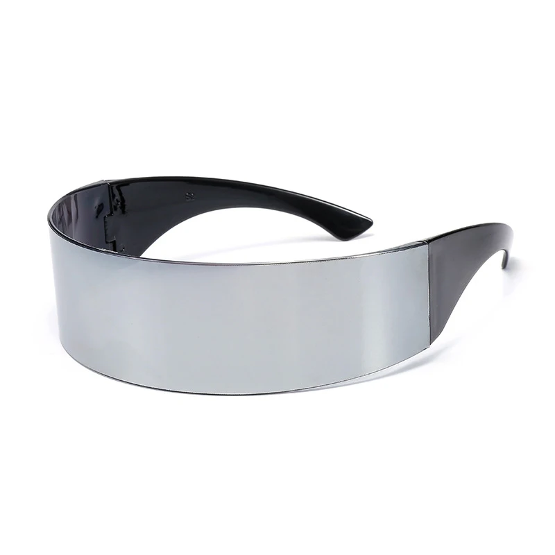 Lunettes de soleil futuristes à visière de cyclope - Kf s e db a a b fdfc - Tenue de festival