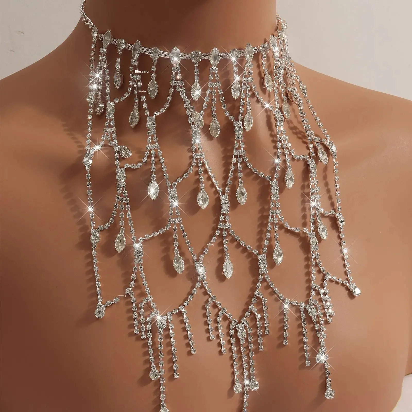 Collier à pampilles élégant pour femmes - Kf s e abfa eb fe c d - Tenue de festival