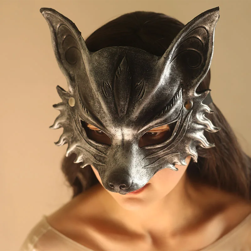 Masque à demi tête de renard - Kf sbb dc c bbdbce d fa c eecz - Tenue de festival