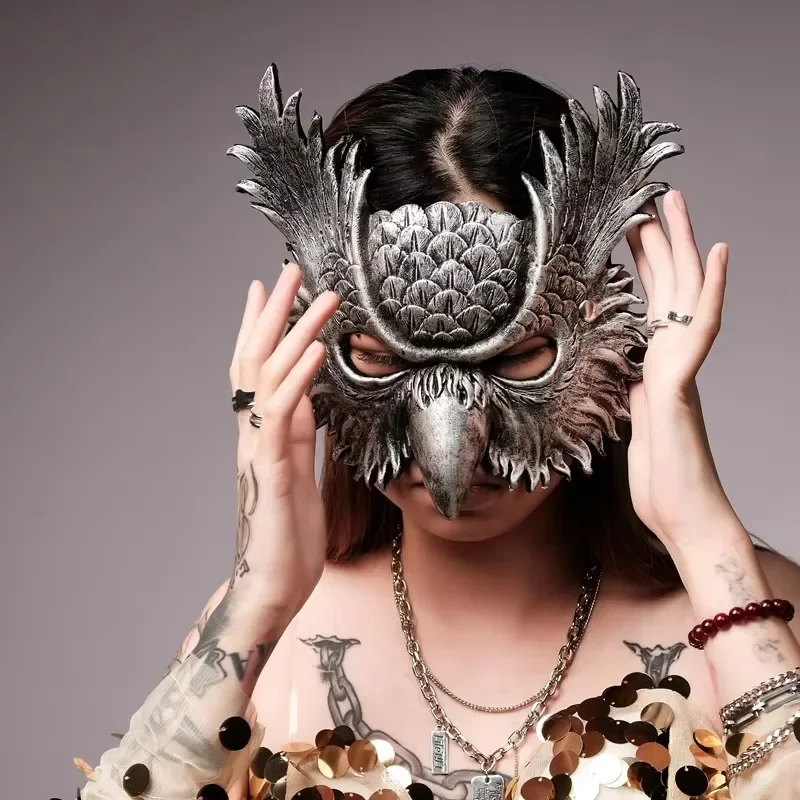 Masque à tête de hiboux - Kf sf bb a ce ed bc f eb ed a p - Tenue de festival