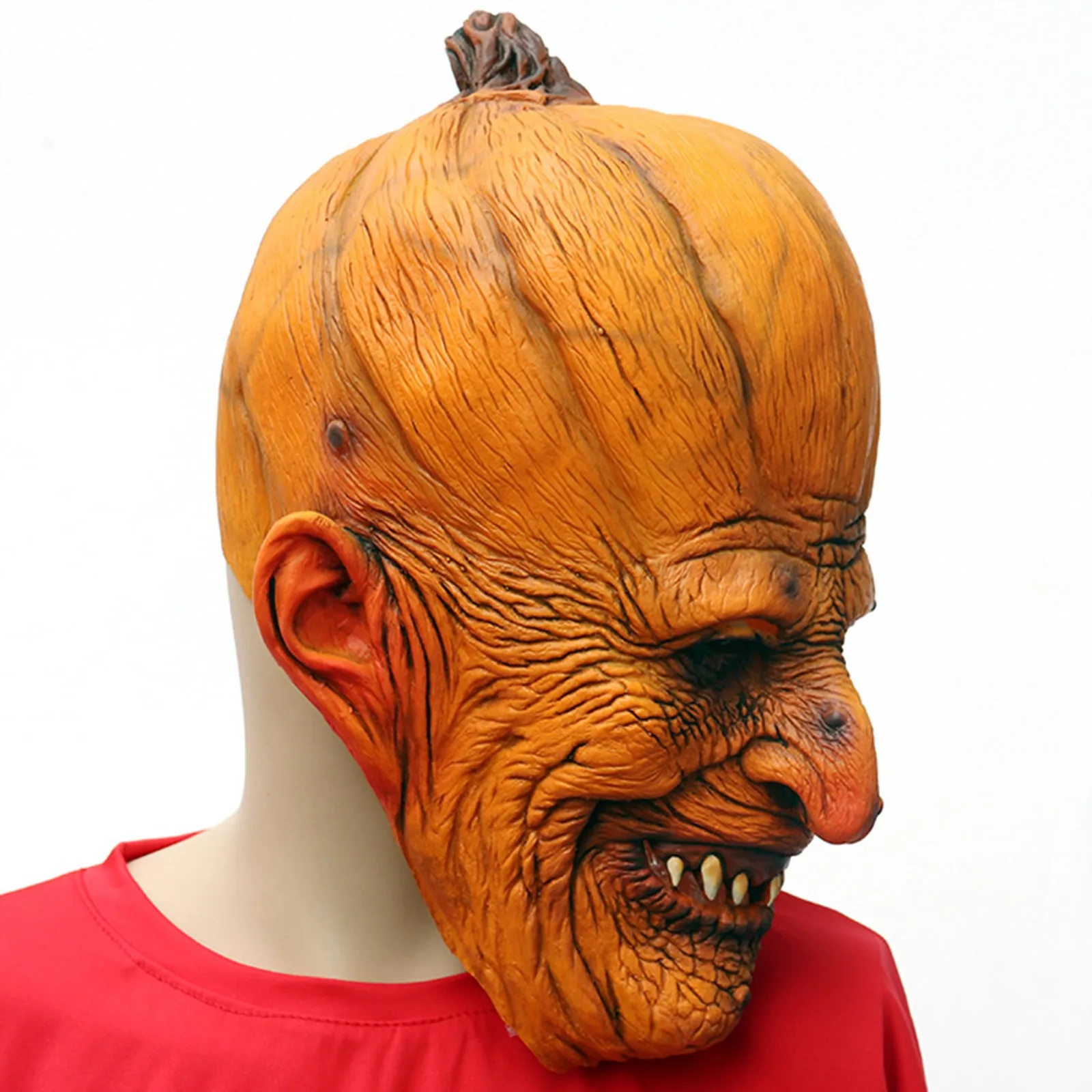 Masque de monstre à tête de citrouille pour Halloween - Kf s e b a c a b db j - Tenue de festival