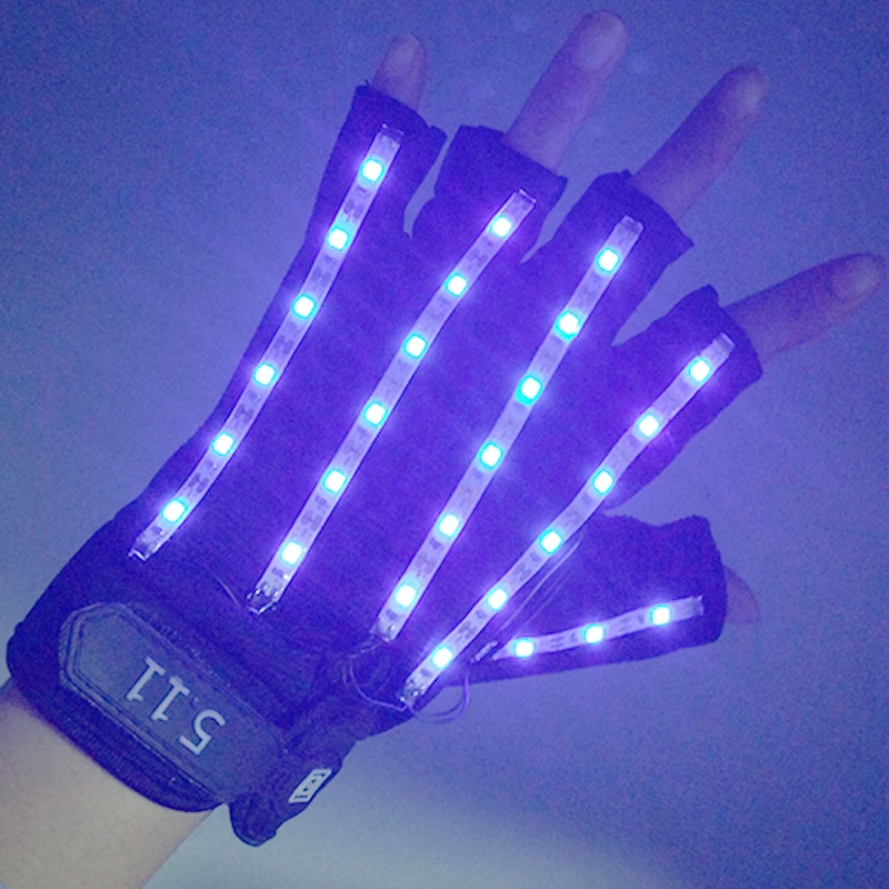 Gants lumineux à LED - Kf s f a e a d cef d bf d h - Tenue de festival