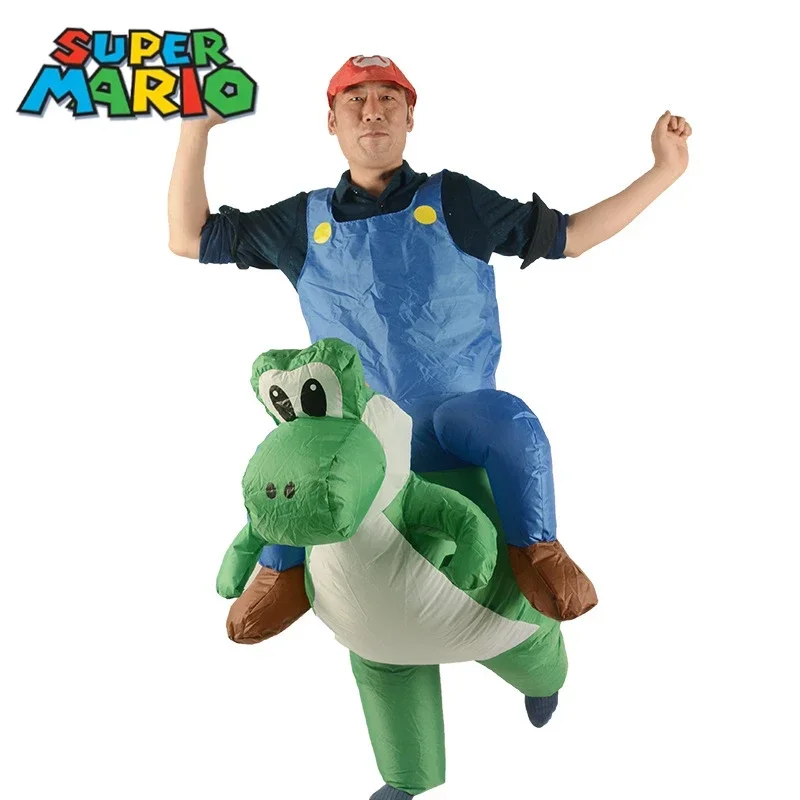 Costume de cosplay "Mario" sur Yoshi dans Mario Bros - Kf s e e ad c ey - Tenue de festival