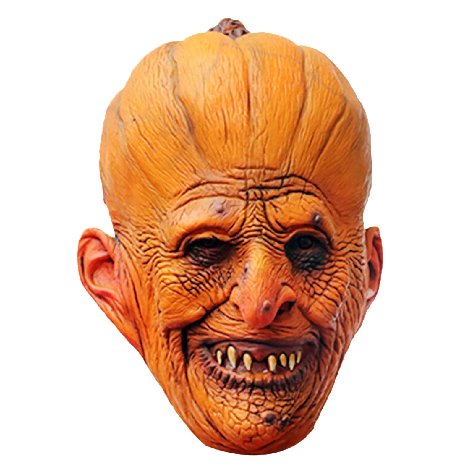 Masque de monstre à tête de citrouille pour Halloween - Kf s e f c ad b a b b r - Tenue de festival Masque de monstre à tête de citrouille pour Halloween - Kf s e f c ad b a b b r - Tenue de festival