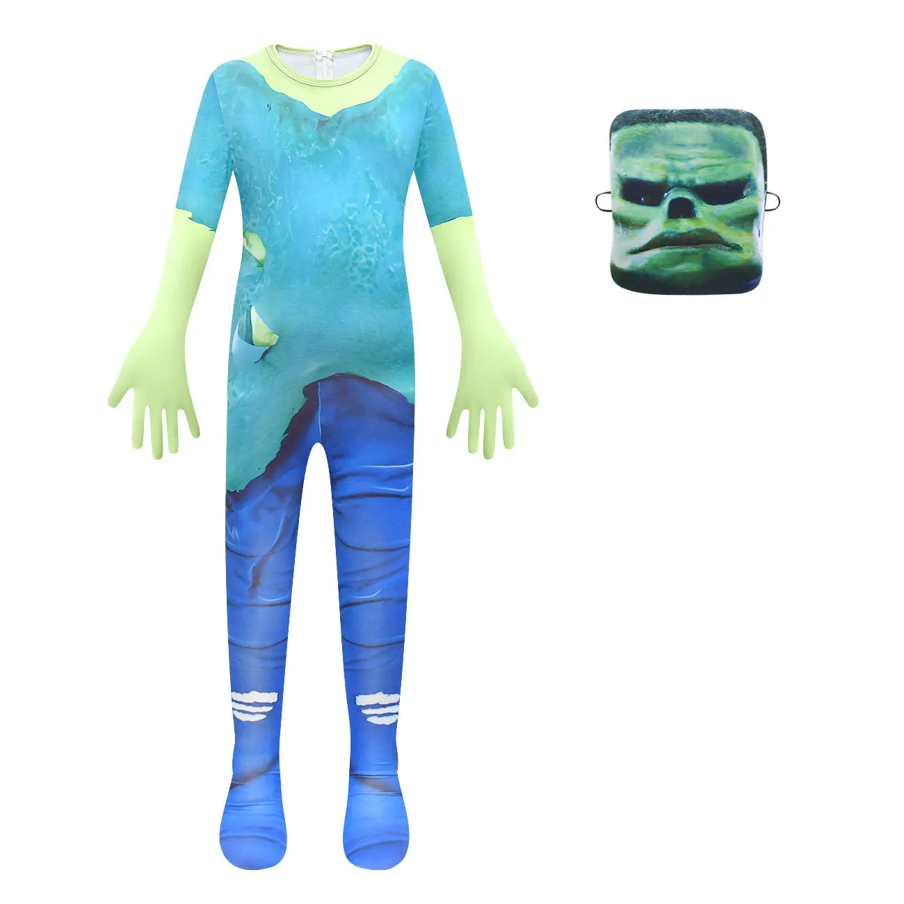 Costume de cosplay "Zombie" dans Minecraft - Kf s e c b e a b f d c b t - Tenue de festival