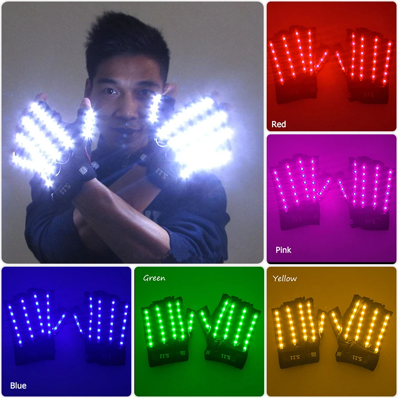 Gants lumineux à LED - Kf s af c eeb ff bfec - Tenue de festival