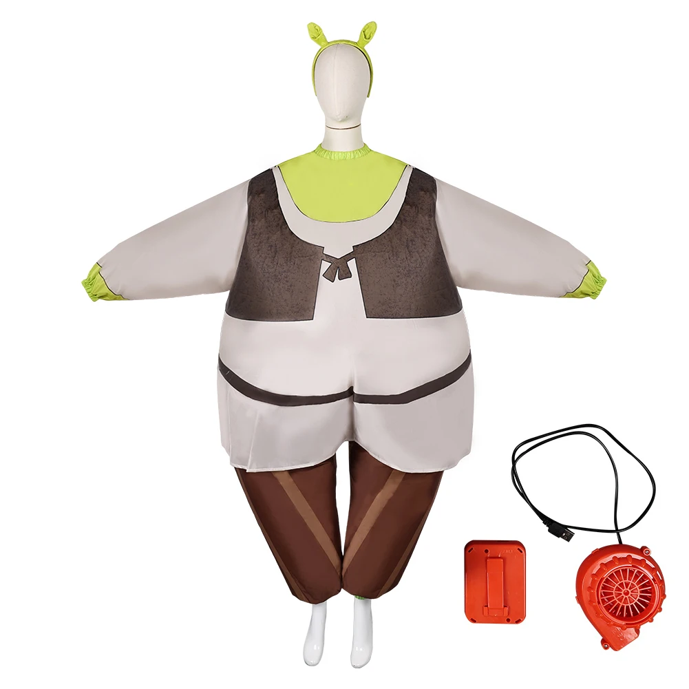 Costume de cosplay "Shrek" gonflable - Kf sf d d dae c eah - Tenue de festival