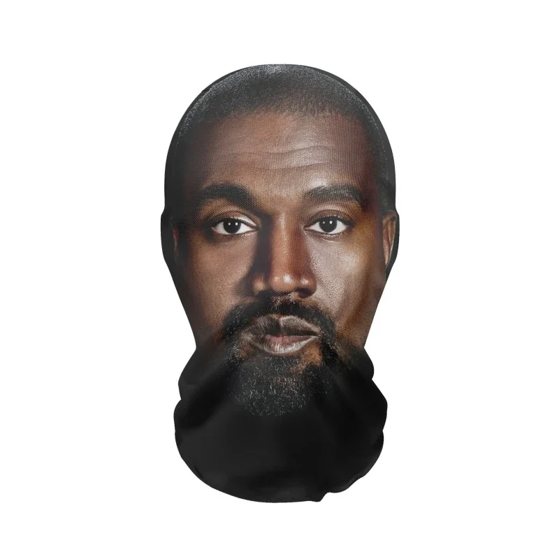 Masque de "Kanye West" imprimé - Kf s eb a c a c e d fac x - Tenue de festival