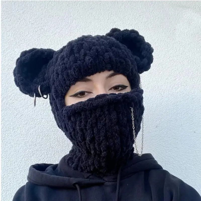 Cagoule à oreilles d'ours - Kf s b ec c be db d e - Tenue de festival
