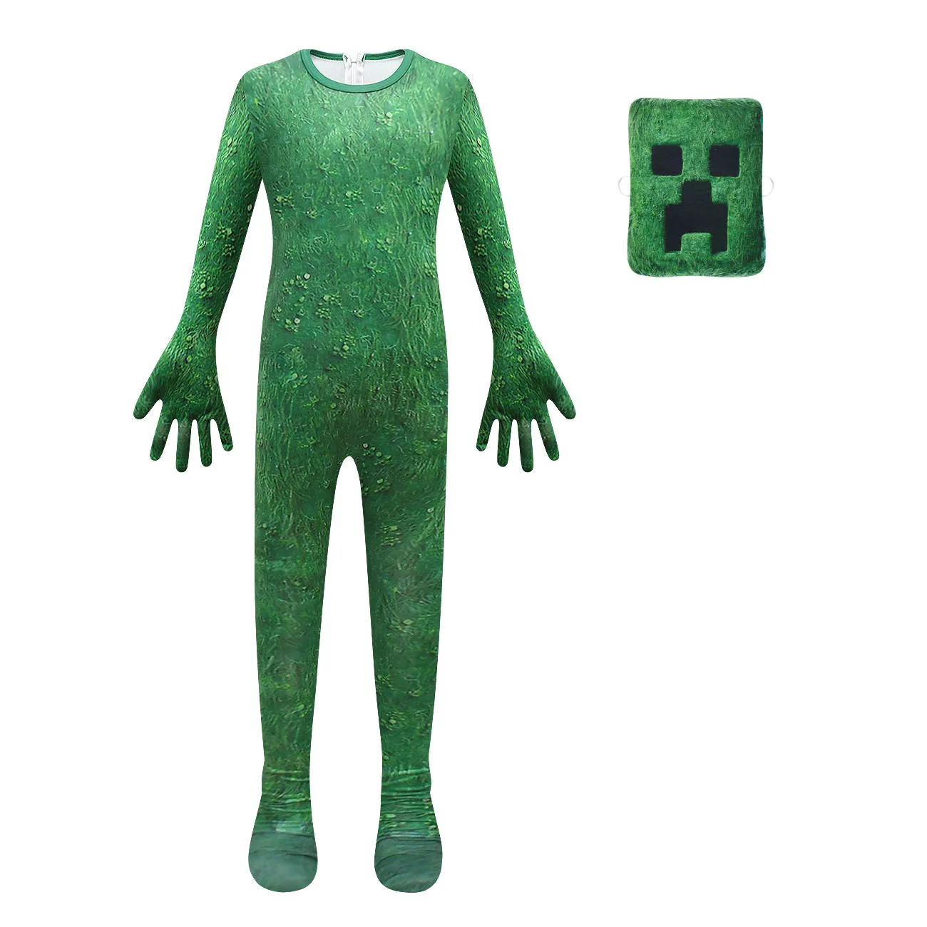 Déguisement de "Creeper" dans Minecraft le Film - Kf s b b b e b bd f d fu - Tenue de festival