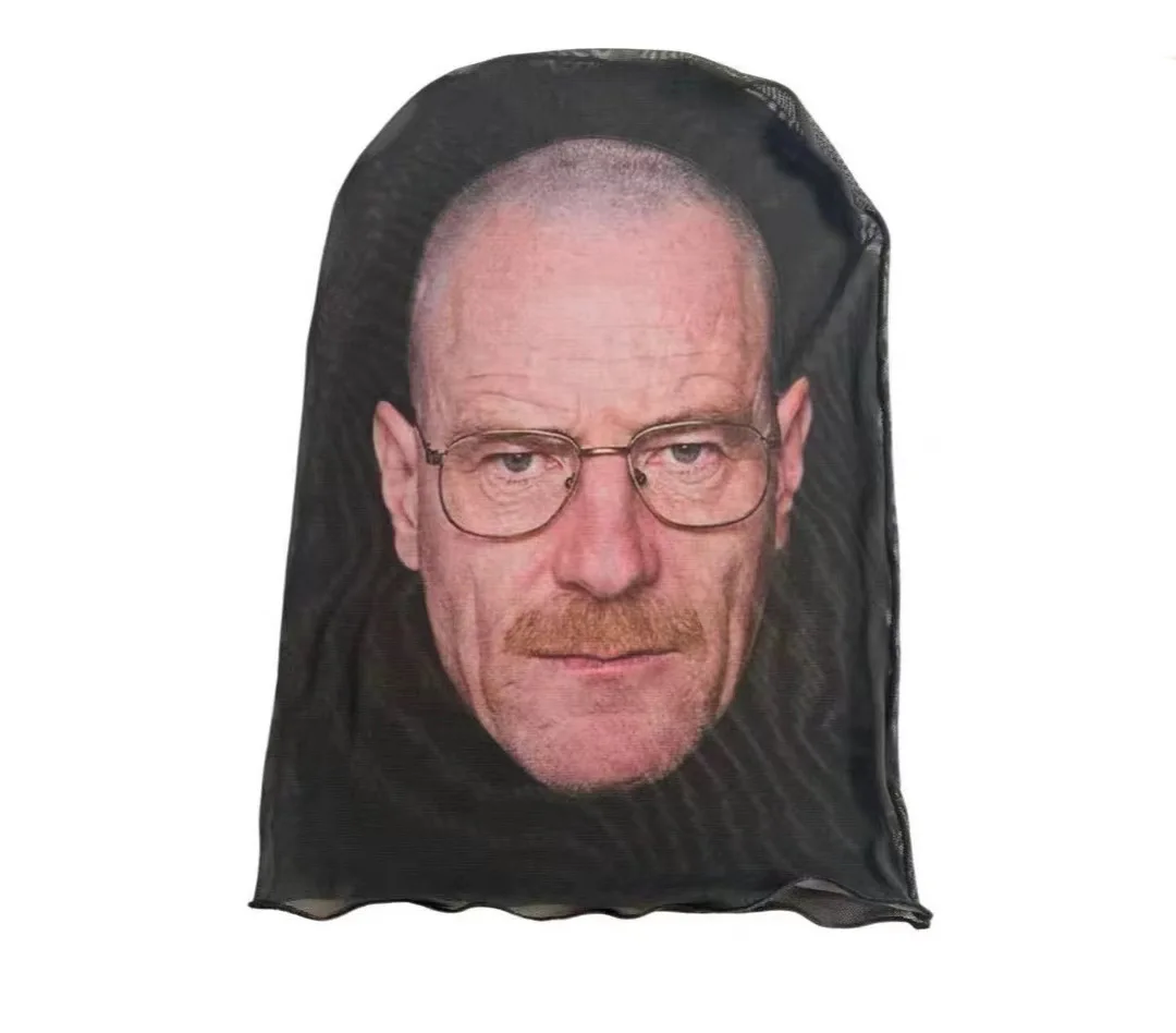 Masque de "Heinsenberg" imprimé - Kf s f b a cdb dab bb b d e s - Tenue de festival