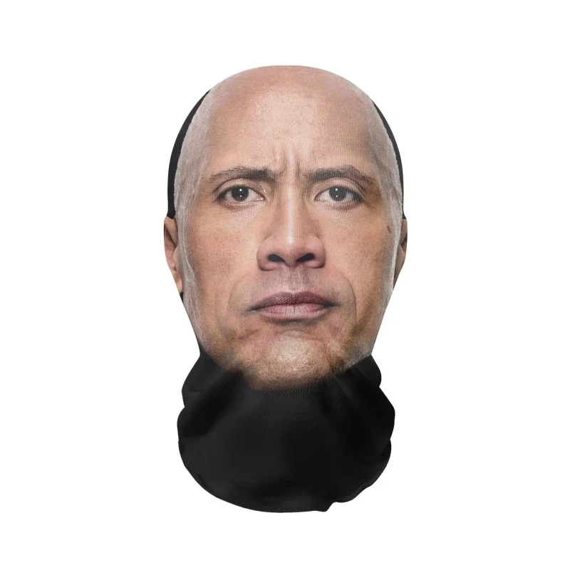 Masque de "The Rock" imprimé - Kf se b a e c ba be f bp - Tenue de festival