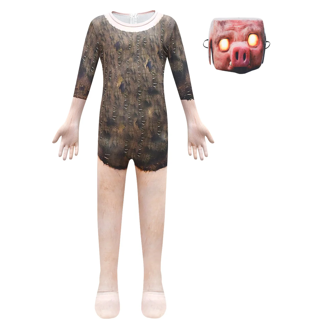 Déguisement de "Mouton rose" dans Minecraft le Film - Kf se f e a e a e fec b w - Tenue de festival