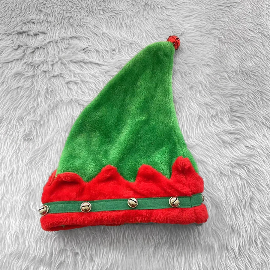 Bonnet de lutin de Noël rouge et vert - Kf s af f ad ec b c g - Tenue de festival