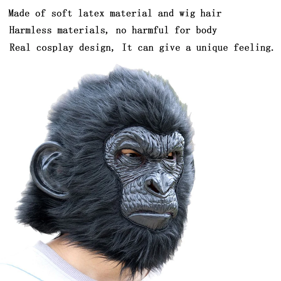 Masque de gorille - Kf sa aac c f bf d cd d f - Tenue de festival Masque de gorille - Kf sa aac c f bf d cd d f - Tenue de festival