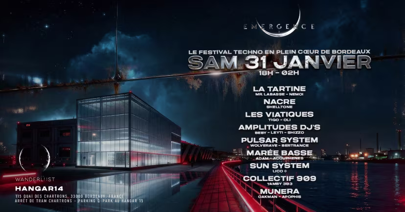 Les meilleurs Festivals Techno en France en 2026 ! - Émergence festival techno france - Tenue de festival